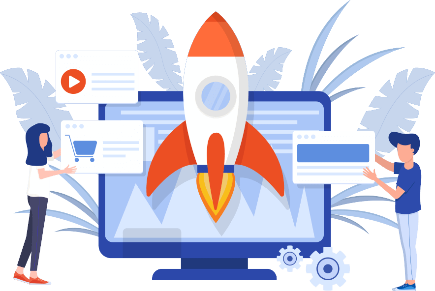 Illustration symbolizing a startup