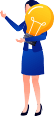 Illustration – female manager